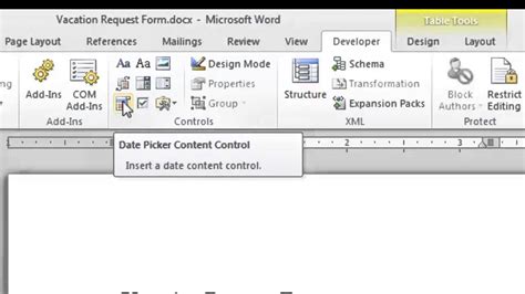 how to fill empty space in word