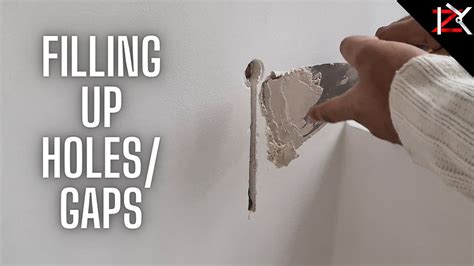 how to fill holes in textured walls