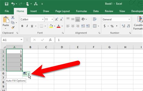 how to fill numbers in excel 1 2 3