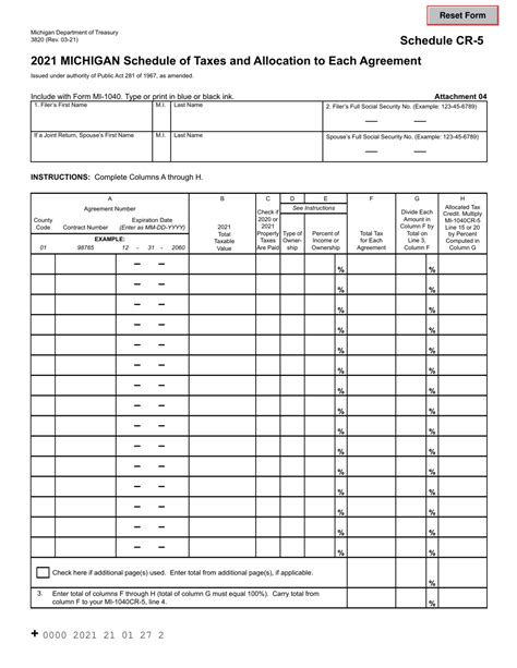 how to fill out schedule a district tax allocation