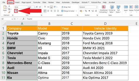 how to filter all bold text in excel