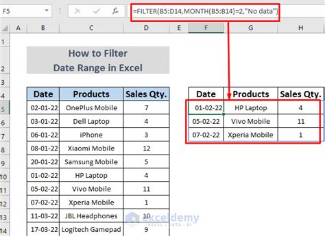 how to filter an excel sheet by date