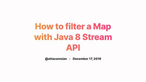 how to filter map in java 8
