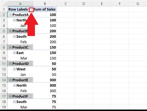 how to filter more than one value in pivot table