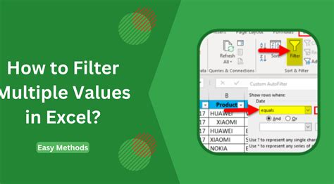 how to filter multiple values