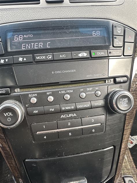 how to find acura mdx radio code