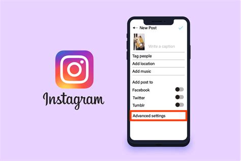 how to find advanced settings on instagram