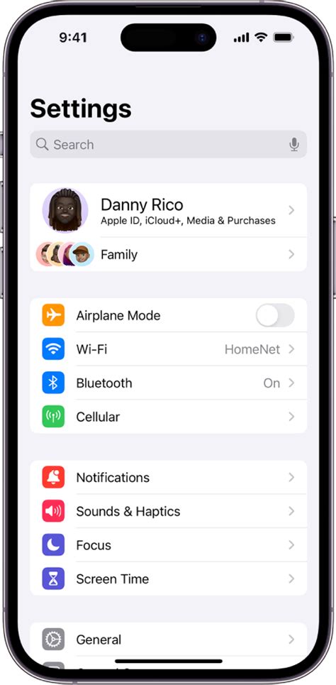 how to find advanced settings on iphone