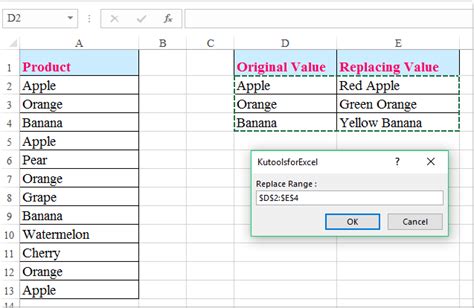 how to find and replace multiple values at once in excel