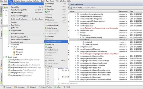 how to find app data android