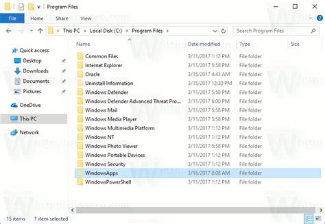 how to find applications folder on windows