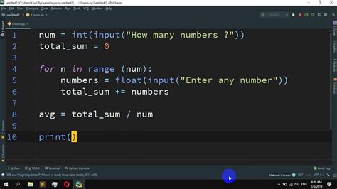 how to find average of two numbers in python