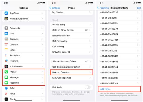 how to find blocked list on iphone 14
