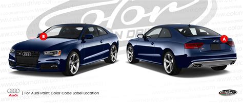 how to find car color code audi