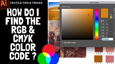 how to find color code on illustrator