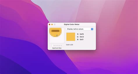 how to find color hex code on mac