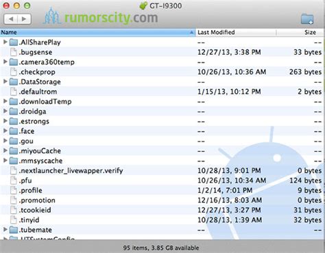how to find connected android phone on mac