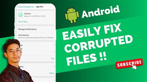 how to find corrupted files on android
