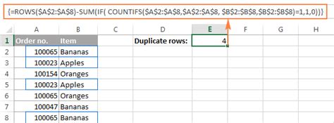 how to find count of duplicate records in excel