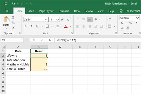 how to find data in excel