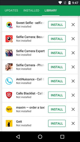 how to find deleted apps on android tablet