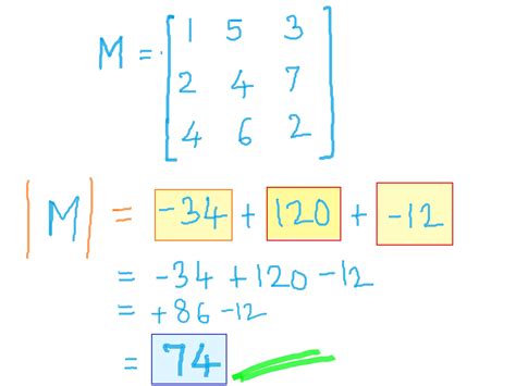 how to find determinant of 3x3 matrix calculator