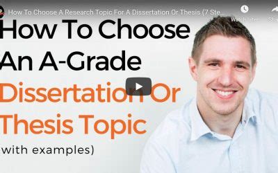 how to find dissertation topic