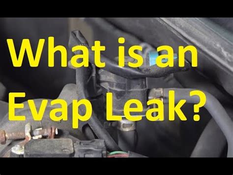 how to find evap leak