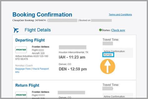 how to find flight confirmation code