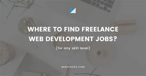 how to find freelance web development work