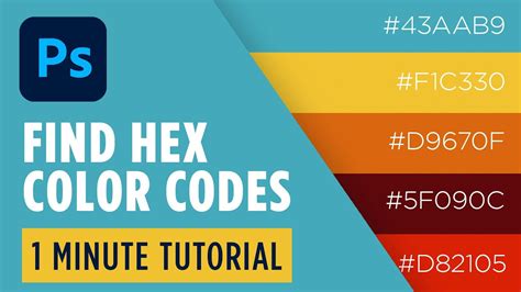 how to find hex code in photoshop