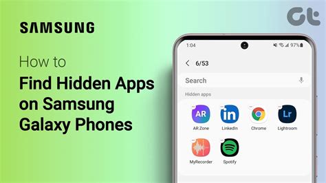 how to find hidden apps on android phone samsung