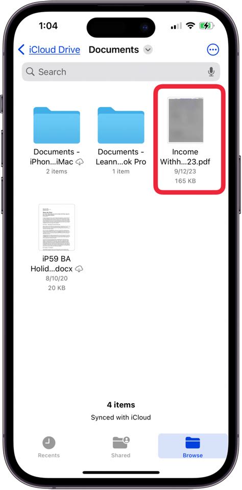 how to find hidden files on iphone 15