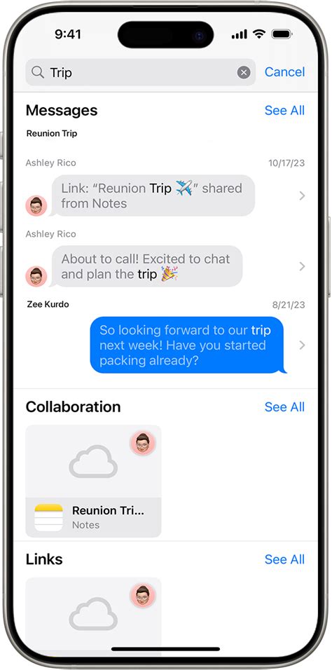 how to find key words in text messages