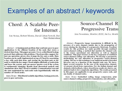 how to find keywords in abstract