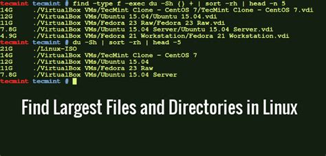 how to find largest file in directory linux