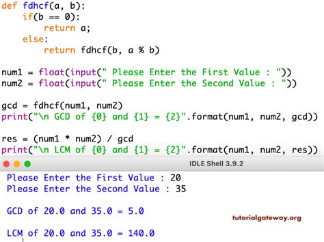 how to find lcm of two numbers in python