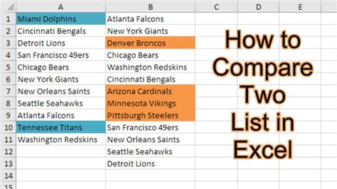 how to find list in excel