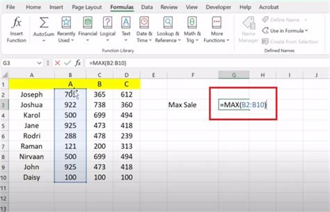 how to find maximum text value in excel