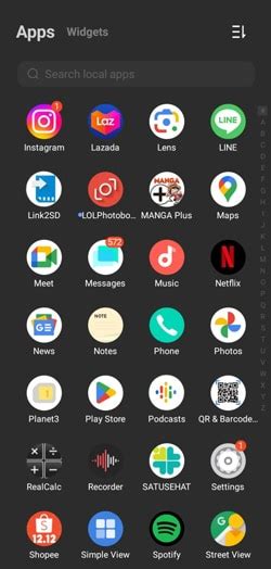 how to find missing app icon on android phone