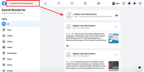 how to find my facebook page url