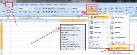 how to find number duplicates in excel