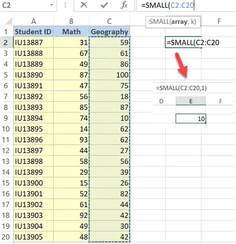 how to find number in excel formula
