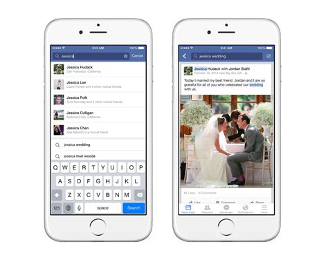 how to find old facebook posts on iphone