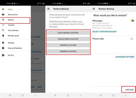 how to find old messages on android phone