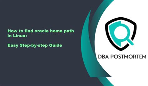 how to find oracle home directory in linux