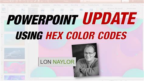 how to find out color code in powerpoint