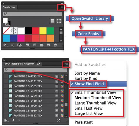 how to find pantone color code in adobe illustrator