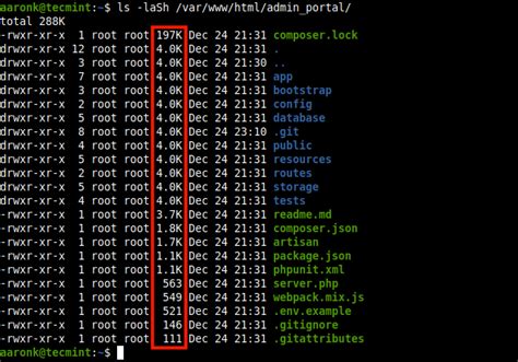 how to find particular folder size in linux
