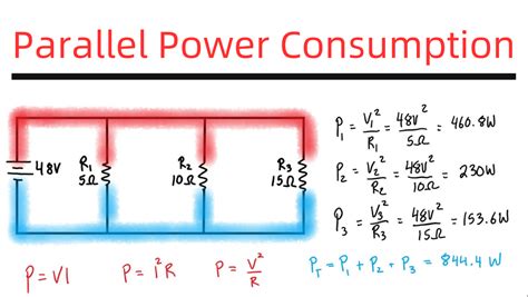how to find power consumed in a parallel circuit